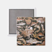 AIMANT COLLECTION DE POMPEII/OCÉAN - SCÈNE DE VIE MARINE (Recto/Verso)