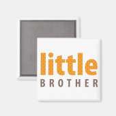Aimant COLLECTION DE SOINS - petit frère {orange} (Recto/Verso)