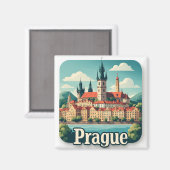 Aimant Collection Destination Prague (Recto/Verso)
