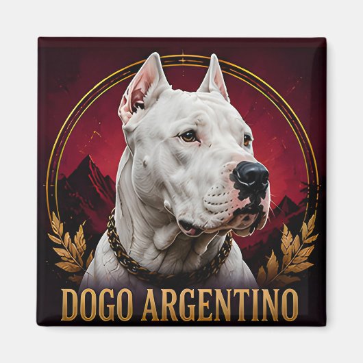 Aimant Collection Dogo Argentino Elite Courage (Devant)