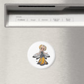 Aimant ♥ Collection Fairy Doll Art ♥ (pixie5) (In Situ (Lave-vaisselle))