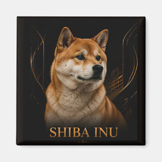 Aimant Collection Héritage Compagnon Shiba Inu