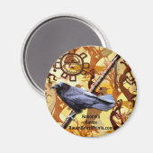 Aimant Collection KOKOPELLI RAVEN (Recto/Verso)