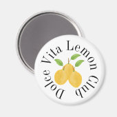 Aimant Collection Lemon Bloom (Recto/Verso)