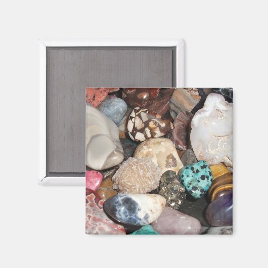 Aimant Collection Pile Roche poli (Recto/Verso)