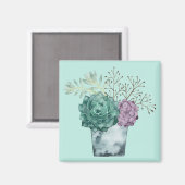 Aimant Collection plante Happy | Succulents (Recto/Verso)