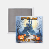 Aimant Collection populaire Halloween mignonne et effraya (Recto/Verso)