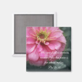 Aimant Collection Proverbes 31 ~ Pro 31:10 (Recto/Verso)