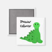 Aimant Collectionneur de dinosaures (Recto/Verso)
