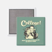 Aimant Collège : Les dirigeants demain se sont enfuis auj (Recto/Verso)