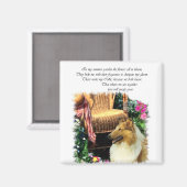 Aimant Collie Art Cadeaux Rough Sable (Recto/Verso)