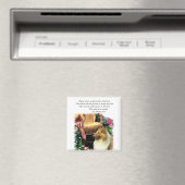 Aimant Collie Art Cadeaux Rough Sable (In Situ (Lave-vaisselle))