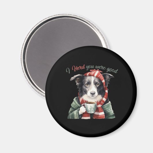 Aimant Collie frontière Noël Jumper Essential T-shirt (Recto/Verso)