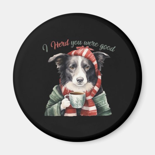 Aimant Collie frontière Noël Jumper Essential T-shirt (Devant)