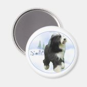 Aimant Collie Noel (Recto/Verso)