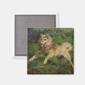 Aimant Collie prend une grenouille par Hermine Biedermann (Recto/Verso)
