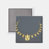 Aimant Collier de Quimbaya avec grenouilles, de Colombie (Recto/Verso)