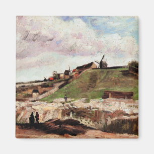 Aimant Colline de Montmartre avec carrière par Vincent va