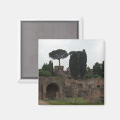 Aimant Colline de Palatine à Rome, Italie (Recto/Verso)