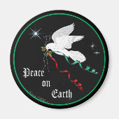 Aimant Colombe blanche (Devant)