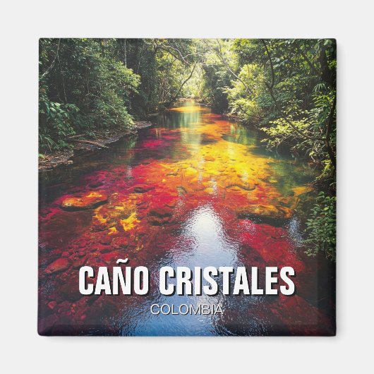 Aimant Colombia Cano Cristales Travel (Devant)