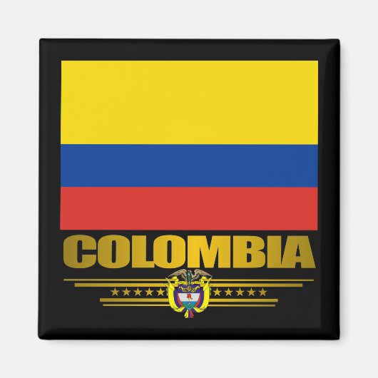 Aimant "Colombia Pride" (Devant)