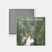 Aimant Colombie-Britannique, Canada (Recto/Verso)