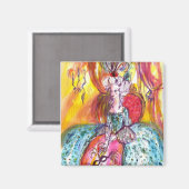 AIMANT COLOMBINA/MASQUES VÉNITIENS DE MASCARADE (Recto/Verso)