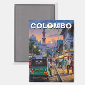 Aimant Colombo Sri Lanka (Recto/Verso)