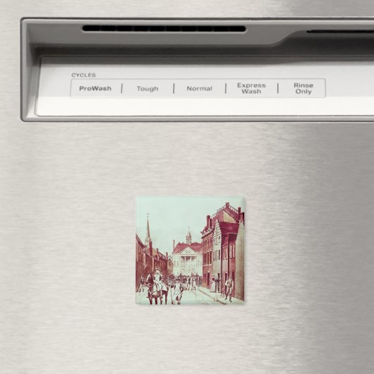 Aimant Colonel et soldat, Première Rhode continentale (In Situ (Lave-vaisselle))