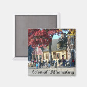 Aimant Colonial Williamsburg (Recto/Verso)