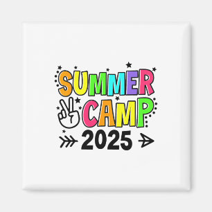 Aimant Colonie de vacances 2025 Camping Feu de camp Vacan