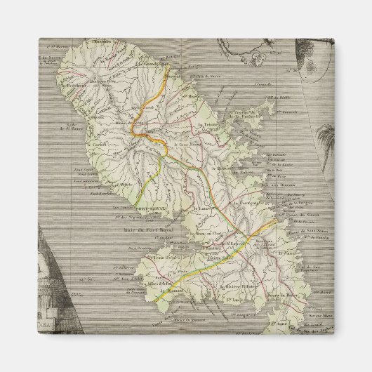 Aimant Colonies françaises Martinique (Devant)