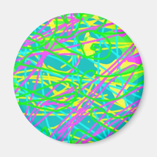 Aimant Color My Dreams Scribble Motif Expressive Artsy (Devant)