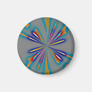 Aimant Color Starburst sur Gris