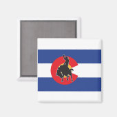 Aimant Colorado Cowboy (Recto/Verso)