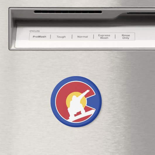 Aimant Colorado Snowboard (In Situ (Lave-vaisselle))