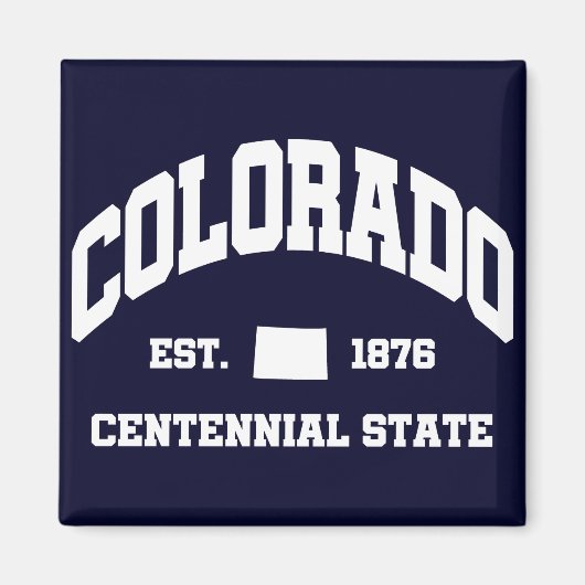 Aimant Colorado vintage (Devant)