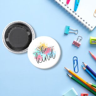 Aimant Coloré Be Kind Paint Splash