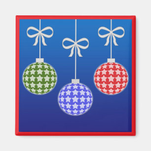 Aimant coloré de décoration de Noël