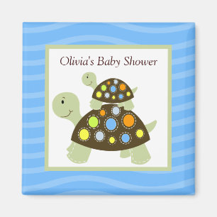Aimant coloré de faveur de rectangle de tortue -