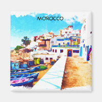 Coloré Maroc Voyage Aquarelle