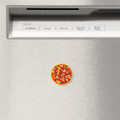 Aimant Coloré Pizza Lover (In Situ (Lave-vaisselle))