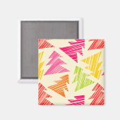 Aimant coloré Sketchy Christmas Trees (Recto/Verso)