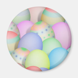Aimant Colored Easter Eggs Background