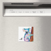 Aimant Colorée Pop Art Koala Monogrammé (In Situ (Lave-vaisselle))