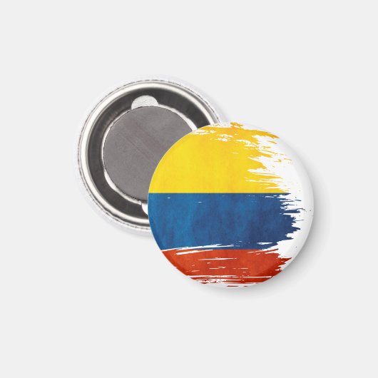 Aimant Colores de la Colombie (Recto/Verso)