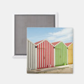 Aimant Colorful Huts (Recto/Verso)