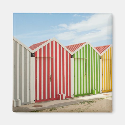 Aimant Colorful Huts (Devant)