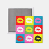 Aimant Colorful lips (Recto/Verso)